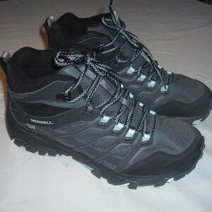 Merrell Women's Size 9 Moab Mid Waterproof Hiking Boots Grey Granite WORN ONCE?